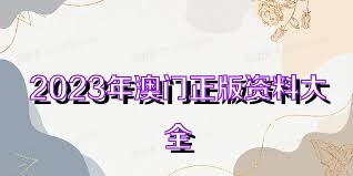 2023澳门资料免费大全,澳门资料免费大全，探索2023年的无限可能