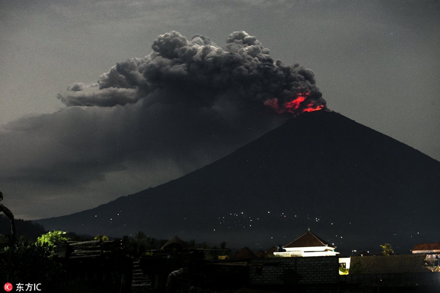 巴厘岛火山爆发最新消息